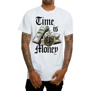 Pánské tričko tričko hardcore pánské - TIME IS MONEY - MAFIOSO - MAF038 - 3XL