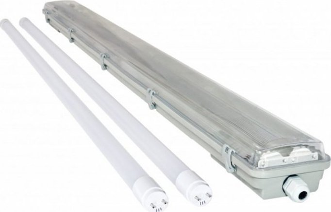 Kobi Svítidlo s LED trubicemi 2x18W, 3600lm, 120cm, IP65 Barva světla: Denní bílá