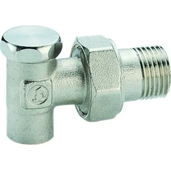 Giacomini Regulační radiátorové uzavíratelné šroubení rohové R16C2 1/2" x 15