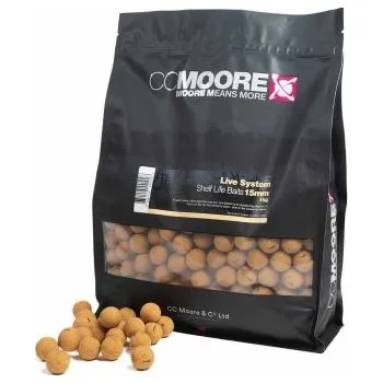 Boilies CC Moore Live system - Trvanlivé boilie 15mm 1kg