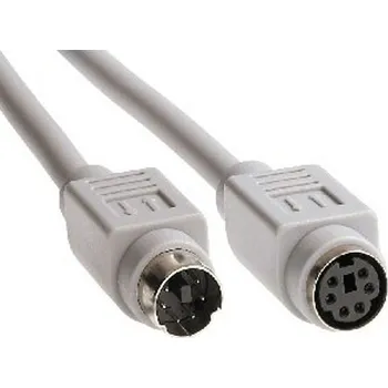 Datový kabel OEM Kabel prodlužovací Roline k PS/2 klávesnici (M/F), 10m 11.01.5690