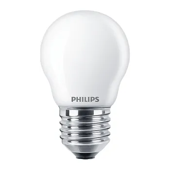 Osvětlení LED žárovka Philips E27 6,5W-60W 4000K 230V P45 FR G P347700