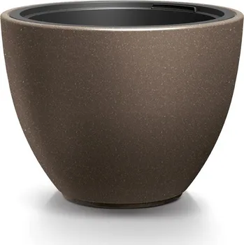 Květináč PROSPERPLAST Květináč HEOS ECO WOOD kávový 29,8cm
