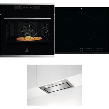 Set domácích spotřebičů ELECTROLUX KOBCS31X + ELECTROLUX EIV634 + ELECTROLUX LFG716X