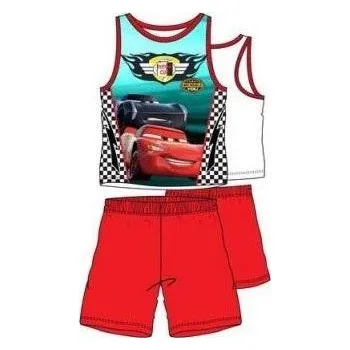 Komplet tričko a kraťasy Cars > varianta 2161 bílo - červené > 128 Barva: 2161 bílo - červené, Velikost: 98