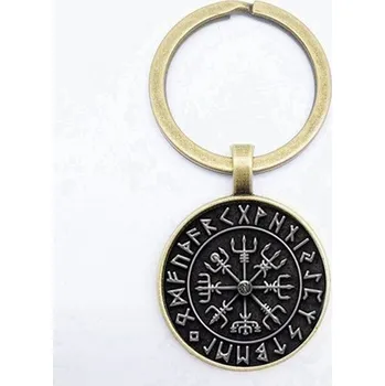 Přívěsek nejen na klíče viking kompas - typ 1