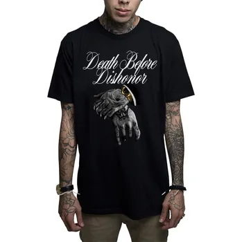 Pánské tričko tričko hardcore pánské - DEATH B4 DISHONOR - MAFIOSO - MAF065