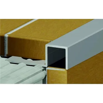 Stavební profil Ukončovací lišta hranatá Q nerezová v. 11mm / d. 2,5m Materiál: nerez pololesk NEQ 118250