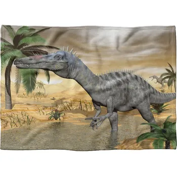 Dětská deka Deka Dinosaurus 150x120 cm (Rozměr : 200 x 140 cm, Podšití beránkem: NE)