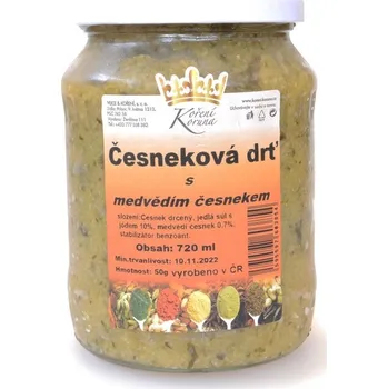 Koření Koření Koruna Česneková drť s medvědím česnekem 720ml