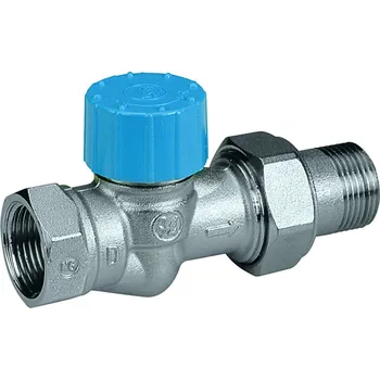 Hlavice pro radiátor Giacomini Jednoregulační termostatický ventil s montážním víčkem, přímý R402H 3/4"