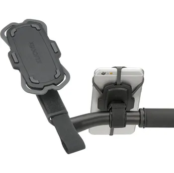 KLICKfix PhonePad Loop (Držák chytrého telefonu KLICKfix Loop, šedá/cerná,s upevnením na suchý zip)