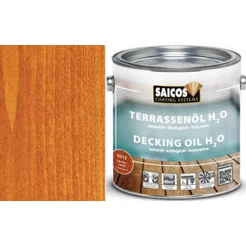 Olej na dřevo Saicos Saicos- TERRASENÖL H2O (Terasový olej na vodní bázi transparentní) 0312 - modřín - larche Velikost balení: 0,75 l + dárek k objednávce nad 1000Kč