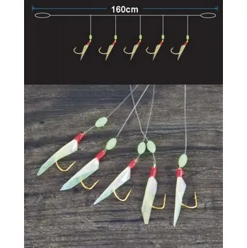 Aquantic Navázaný systém Real Skin Velikost háčku: #6, Průměr: 0,50mm