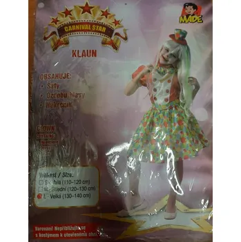 Karnevalový kostým Karnevalový kostým Klaun vel. 130-140