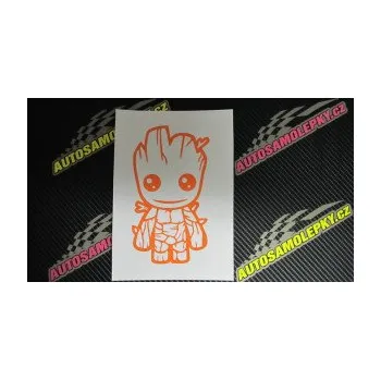 Samolepící dekorace SAMOLEPKA Groot 002 levá baby (10 - červená) NA AUTO, NÁLEPKA, FÓLIE, POLEP, TUNING, VLASTNÍ TEXT, TISK, AUTOSAMOLEPKY.cz, POLEPY, OBRÁZEK, LOGO, SAMOLEPKY