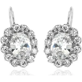 Náušnice Zlatnictví U Kostela Dámské náušnice s bílým kamenem 321b 688496447