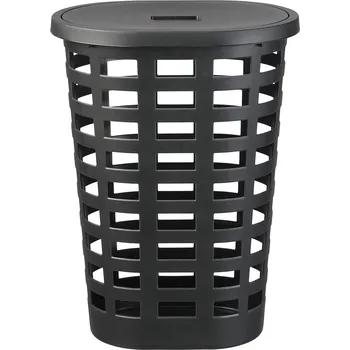 Koš na prádlo oválný BOSTON Černý - PT 6016