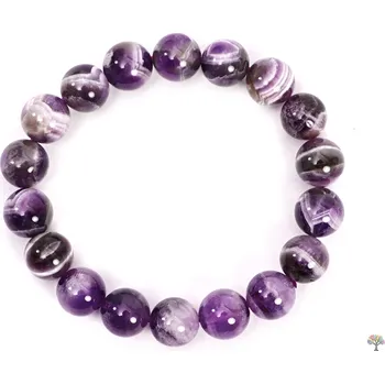 Náramek Magieprirody.cz Náramek Ametyst Chevron 12 mm z přírodních kamenů #401