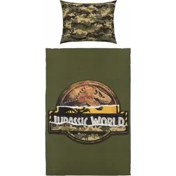 Povlečení KSTL Dětské ložní povlečení, 140 x 200 cm, 70 x 90 cm Jurský park