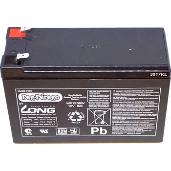 Dětské elektrovozidlo Peg-Pérego originální náhradní článek baterie 12V 9Ah 112Wh (pro elektrická vozítka Peg-Pérego)