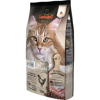 Krmivo pro kočku 2x15kg Leonardo Adult Maxi Grainfree - výhodné balení
