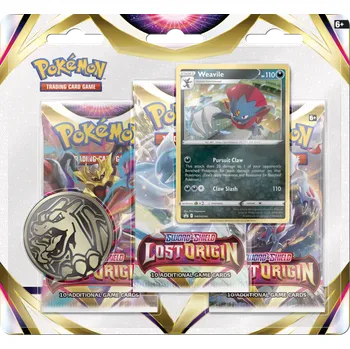 Sběratelská karetní hra Pokémon TCG Lost Origin 3 Blister Booster Weavile