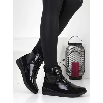 Dámská zimní obuv Ctogo GOGO Kotníkové boty na klínku SG-577B Velikost: 41