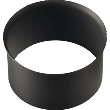 Kouřovod Zděř kouřová 130 mm černá silnostěnná bez růžice