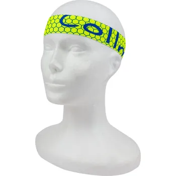 Čelenka COLLM Dětská sportovní úzká čelenka RUN PRO žlutá