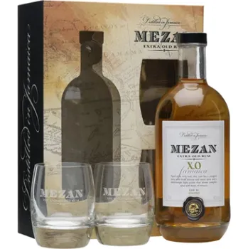 Rum Mezan „XO Hampden & Monymusk” 40% 0,7l + skleničky