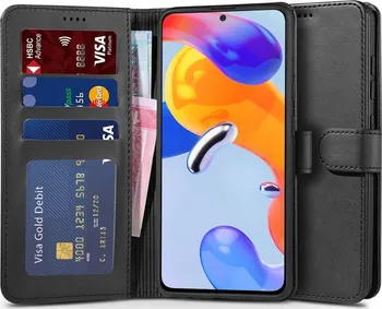 Pouzdro na mobilní telefon Tech Protect Wallet pro Xiaomi RedmI Note 11S 5G/Poco M4 Pro 5G černé