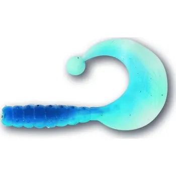 Umělá nástraha Magic Trout Gumová nástraha CURLY B-BOBBLES 4,2cm modrá/bílá 10KS