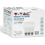 V-TAC LED žárovka A65 15W 1521lm E27 - balení 3 kusů Barva světla: Studená bílá