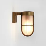 ASTRO nástěnné svítidlo Cabin Wall Frosted 60W E27 mosaz 1368008