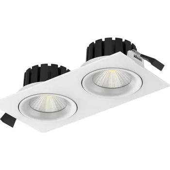 Svítidlo SLC DL04 SQUARE X2 R83X2 WH TED 930 IP54 36d