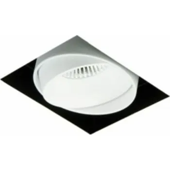 Bodové svítidlo BPM Zápustné svítidlo Kuvet 8204 matná bílá s černou polomatnou 8204.03.D40.3K