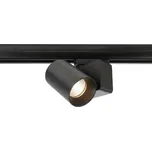 Light Impressions Deko-Light kolejnicový systém 3-fázový 230V Nihal Mini 220-240V AC/50-60Hz 15,00 W 3000 K černá 94 mm 707037
