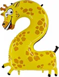 Grabo Fóliový balónek číslo 2 žirafa…