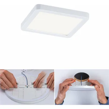 Koupelnové svítidlo PAULMANN LED vestavné svítidlo Areo VariFit IP44 hranaté 118x118mm 6,5W 4.000K bílá 930.41