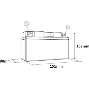 Motodíl Baterie MR3 SUZUKI XF 650 Freewind rok 97-03