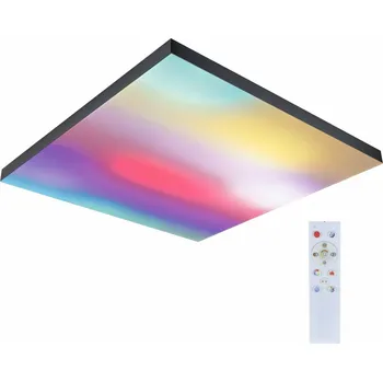 PAULMANN LED Panel Velora Rainbow dynamicRGBW hranaté 595x595mm 3520lm RGBW černá