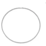 Olivie Stříbrný tenisový 50cm/3mm náhrdelník 7287 Ag 925; ≤25 g.