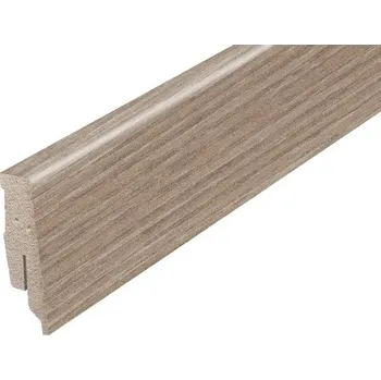 soklová lišta NOVÁK Podlahová - soklová lišta 60x13 MDF fólie dub grey, 2,7m AAK M012/06