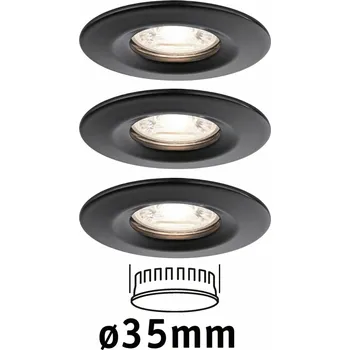 Bodové svítidlo PAULMANN LED vestavné svítidlo Nova Mini Coin základní sada nevýklopné 66mm Coin 3x4W 230V 2700K