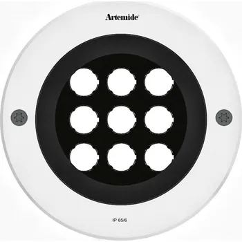 Artemide Ego 220 downlight čtverec 38d 3000K hliník IK10 T4087WFLW00