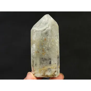 Přírodní kámen Křišťál s inkluzemi tvar špice 90g