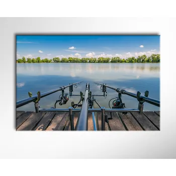 Obraz Malvis ® Obraz Rybářské pruty ROZMĚR (šířka x výška): jednodílný obdélník 60x40 cm