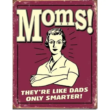 Plechová cedule Plechová cedule Mom's - Like Dads