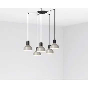 FARO KOMBO 200 závěsné svítidlo, šedá, 5L